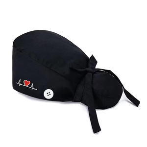 Nastro cravatte a coda di cavallo tappi chirurgici foderati di raso tinta unita con Logo - Product Image 2