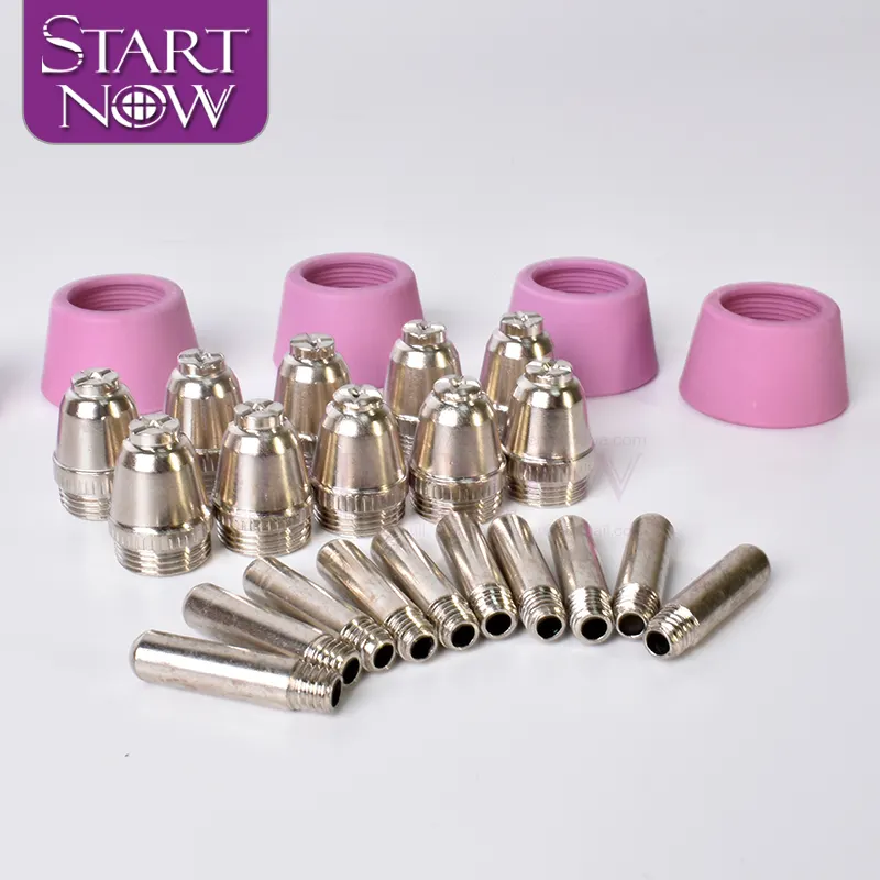 Starnow 25 pièces buse AG60 fil d'électrodes en Hafnium torche Plasma pour SG55 Kits de torche Plasma WSD60 pièces de Machine de découpe