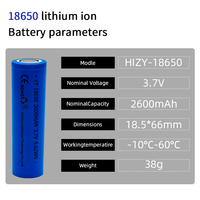 100% Original 18650 cylindrique 3.7V 2600mAh batterie au lithium-ion meilleur prix cellule au lithium Rechargeable 100%