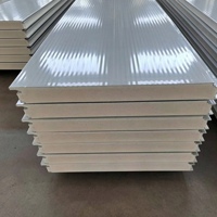 Panneaux muraux sandwich en polyuréthane ignifuge, métalliques et sculptés, pour la rénovation résidentielle, maisons préfabriquées