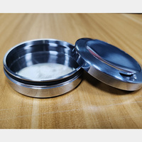 Boîte à snus personnalisée en acier inoxydable, finition brossée, durable, sans soudure, en métal, type Z YN