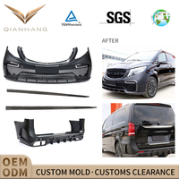 Kit de carrosserie en fibre de carbone, conversion de style MPV de luxe, ensemble complet, amélioration extérieure de haute qualité, compatible avec W447 2015-2019