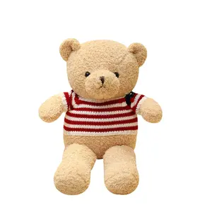 Prezzo di fabbrica orsacchiotto con diversi colori Logo t-shirt peluche orsacchiotto peluche per bambini regalo orsacchiotti alla rinfusa