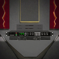 Processeur audio numérique professionnel FUNINC avec effets de réverbération multiples, sortie stéréo, égaliseur, microphone vocal passif XL4IIA