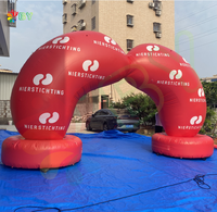 Modèle de poumon de cigarette gonflable de décoration de vente de publicité de BOYAN, ballon gonflable de poumon d'organe de corps de simulation