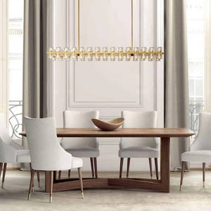 American Industrial Retro Vintage Chandelier for Restaurant 72" Large Kitchen Island Meeting Dining Room Rectangle Chandeliers - Product Image 6