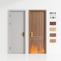 Fabricant chinois personnalisé 60 minutes portes en bois résistantes au feu portes intérieures dalles pour maisons pour hôtel pour appartement