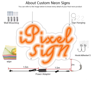 IPixel تسليم سريع عكس الضوء أدى الطائرة لافتة لطائرة غرفة نيون ضوء متابعة لافتة لغرفة النوم/هدايا عيد الميلاد - Product Image 6