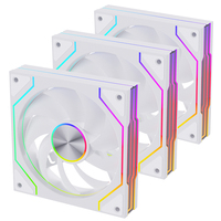 Ventola per Case PC RK120 ARGB WH 120mm Bianca PWM, Silenziosa 20dBA, Sincronizzazione 5V, Collegamento a Catena per Computer da Gaming, Fornitore OEM all'Ingrosso
