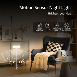 Luz para Armario con Base de Carga, Lámpara Bajo Gabinete con Sensor de Movimiento Recargable por USB, Luz Nocturna Inalámbrica Regulable con Control Remoto - Product Image 3