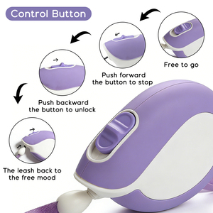 Laisse rétractable de luxe à dégagement rapide pour chat, en ABS/Nylon, portable, pour petits chats - Product Image 4