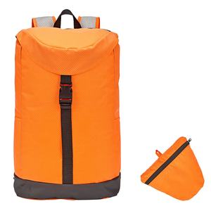 Sac à dos pliable unisexe en polyester ripstop imperméable pour le cyclisme, les sports de plein air, la randonnée et les voyages – Vente en gros - Product Image 2