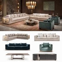 Ensemble de meubles de luxe pour toute la maison, service tout-en-un, canapé moderne pour salon, table basse, fauteuil d'appoint, ameublement personnalisé pour la maison, hôtel