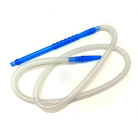 Tuyau de narguilé pour shisha narguilé portable en plastique à usage unique prix bon marché tuyau de narguilé pour shisha en verre jetable avec logo couleur personnalisée