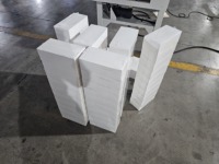 Nouvelle machine d'emballage automatique de boîtes de mouchoirs en papier, prix avantageux, contrôlée par PLC, 40-90 sachets/min, garantie 1 an