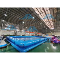Terrain de pickleball gonflable à plate-forme flottante pour sports nautiques 30 cm