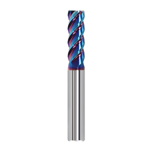 Fraise à 4 lames en acier au tungstène à 65 degrés CNC Extended Cutter Nano Blue Altin Special CNC Fraise pour acier inoxydable - Product Image 1