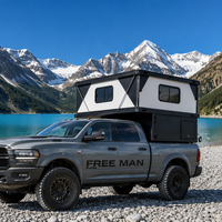 Tente de toit rigide pour pick-up, tente de camping sur le toit en aluminium pour véhicule tout-terrain, tente de toit rigide pour camping-car