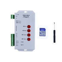 Controlador LED WS1903 WS2811 16703 T1000S WS2813 Programa de 2048 Píxeles con Tarjeta SD DC5-24V