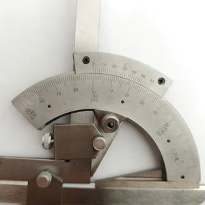उच्च गुणवत्ता 0-320 ° सार्वभौमिक स्टेनलेस स्टील वर्नियर कोण गेज - Product Image 2