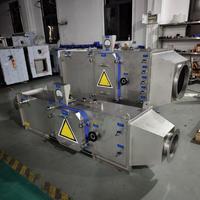 Nouvelle boîte de filtration d'échappement BIBO pour salle blanche, en acier inoxydable SUS304, avec système Bag-in-Bag-Out et efficacité de 99,995 % pour dispositif de filtration en laboratoire de biosécurité