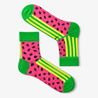 Chaussettes fantaisie colorées et amusantes personnalisées, motif original, OEM ODM, faible MOQ, cadeau décontracté personnalisé, antibactériennes, automne, hommes, femmes