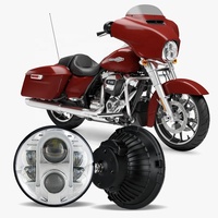 7 pouces 80W Led Jeeps phare feux de conduite accessoires de voiture systèmes d'éclairage automatique phares lumière LED pour phare de voiture