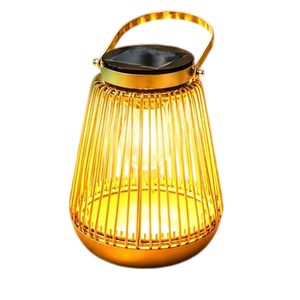 Creative Iron Metal <b>Solar</b> <b>Lantern</b> Outdoor Waterproof Detachable Patio Table Decoration Light for <b>Garden</b> Pavilion - Product Image 1