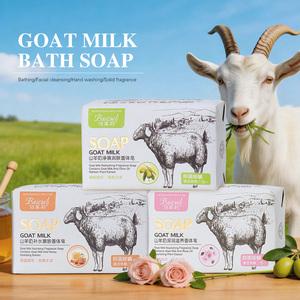 <span class=keywords><strong>Savon</strong></span> Solide de Bain Marque Blanche Vente en Gros 248g Savons de Douche Hydratants Éclaircissants au Lait de Chèvre Naturel Rose/Miel/<span class=keywords><strong>Olive</strong></span> pour Soins de la Peau - Product Image 1