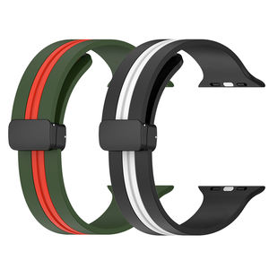 Высококачественный ремешок для часов 38/40/41/42/44/45/49 мм, двойной цвет, магнитная застежка, ремешок для смарт-часов, ремешок для Apple - Product Image 1