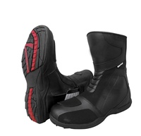 Bottes de moto sportives mi-mollet en cuir sur mesure, grandes tailles, respirantes, imperméables, coupe-vent, anti-UV