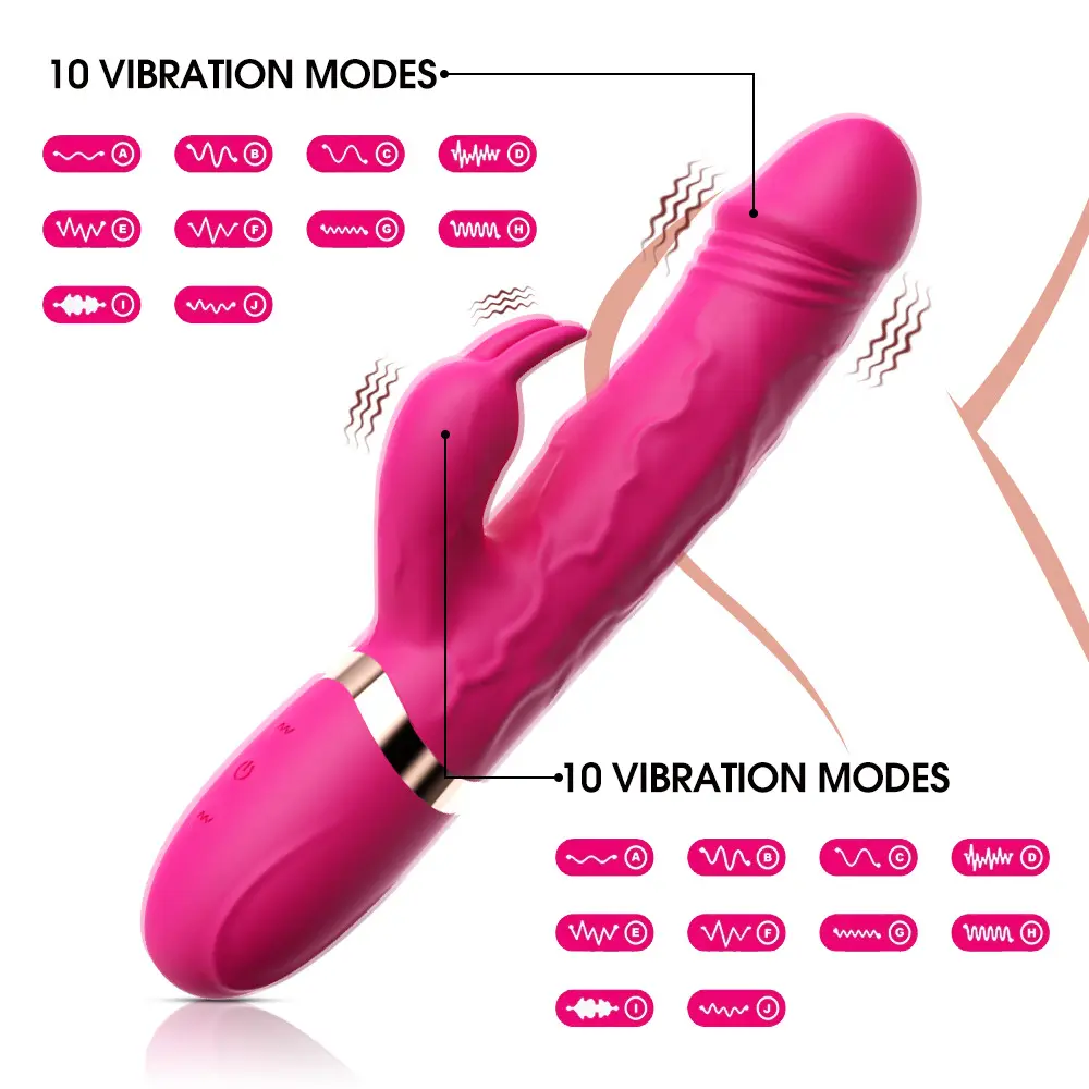 trending Female juguete sexual Rechargeable large Sex rabbit vibrator clitoral massage G spot realistic dildo vibrator