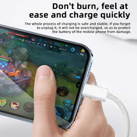 Nouveau câble de données USB C tressé 2M 60W 2025, type C vers C, câble de charge super rapide 3A pour téléphone 15