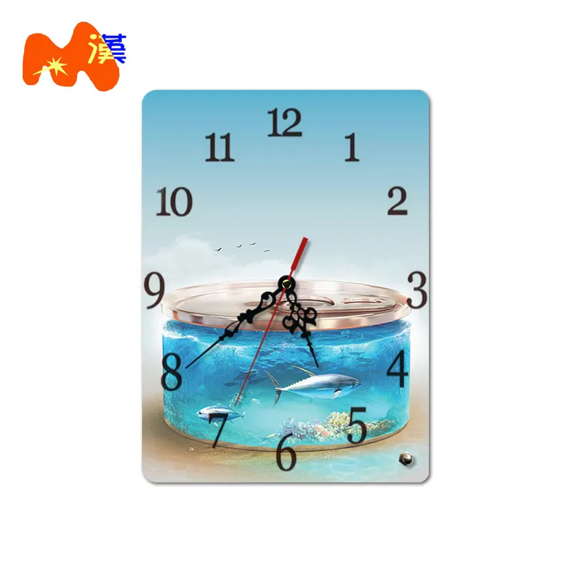 Blank Sublimation Souvenir Guangzhou Manufacturer Sun Shaped Wall Clock