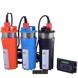 1hp 12 v dc solar submersible water pump controller for irrigation system solar agriculture deep bore well pump price