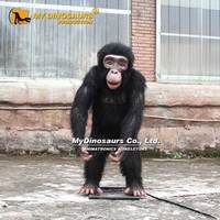 Animal animatronique singe poilu réaliste pour la décoration de parc