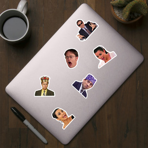 Pegatinas decorativas de vinilo para ordenador portátil, pegatinas de vinilo con diseño divertido de personaje clásico de serie de TV, <span class=keywords><strong>a</strong></span> prueba de agua, 100 unidades - Product Image 5