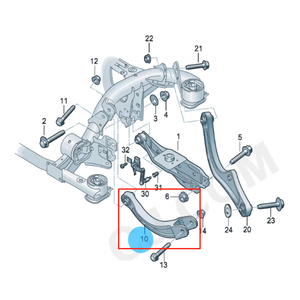 SENP – pièces de Suspension arrière, pièces de rechange Auto 1ED505323 bras de commande supérieur pour <span class=keywords><strong>VW</strong></span> ID3 ID4 ID5 ID6 Audi Q4 e-tron Skoda <span class=keywords><strong>Enyaq</strong></span> - Product Image 2