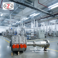 Horno de Calefacción Eléctrico Radiante de 40kW, Reactor de Lecho Fluido de Alta Temperatura Uniforme con Proceso de Polvo de Nano Silicio y Acero Inoxidable