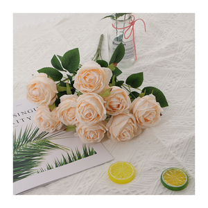 ดอกกุหลาบประดิษฐ์สำหรับงานแต่งงานงานเลี้ยงวันเกิดของตกแต่งโชว์รูมดอกไม้ - Product Image 3