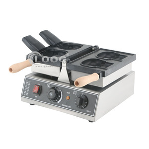 Vente en gros machine à cornets gaufrés en forme de Hello Kitty Machine à cornets de crème glacée électrique à <span class=keywords><strong>bouche</strong></span> ouverte à vendre - Product Image 5
