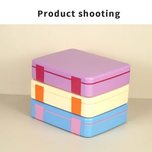 Wholesale Custom Lunch Box Kids Bento Plastic Containers Lunch Box for Toddler Microwave Safe Lunch Box - Product Image 6