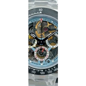 Wholesale top-quality hollowed-out transparent mechanical luxury watches with multiple functions and water resistance. - Product Image 2