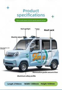 Voiture électrique à 4 roues à basse vitesse avec cabine confortable, véhicule de mobilité pour personnes âgées - Product Image 3