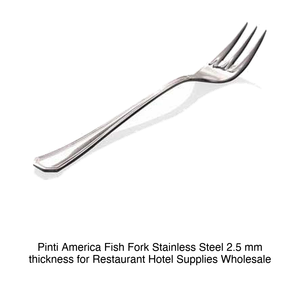 Pinti America Fish Fork Stainless Steel 2.5 mm thickness for Restaurant Hotel Supplies Wholesale - Product Image 2