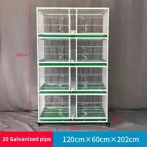 Purrini Gros Perroquet Pet De Luxe Grand des Oiseaux Nicheurs Pigeon Cage