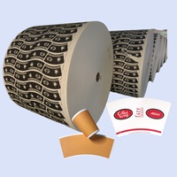 Papier couché PE professionnel de haute qualité de qualité alimentaire en rouleau revêtement simple face pour thé café boisson fournisseur direct de la Chine