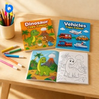 Libro para Colorear de Papel Ecológico Personalizado Premium para Niños, Ilustraciones de Animales para Aprendizaje Preescolar, Fabricante, Venta al Por Mayor
