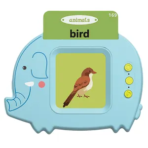 Máquina de aprendizagem multifuncional para crianças, leitor de cartões flash personalizado, máquina de brinquedos para crianças