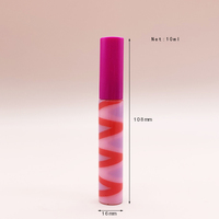 Vente en gros d'usine, étiquette privée personnalisée, crème hydratante imperméable à la vitamine E minérale à base de plantes en spirale à 3 couleurs, aromatisée aux fruits